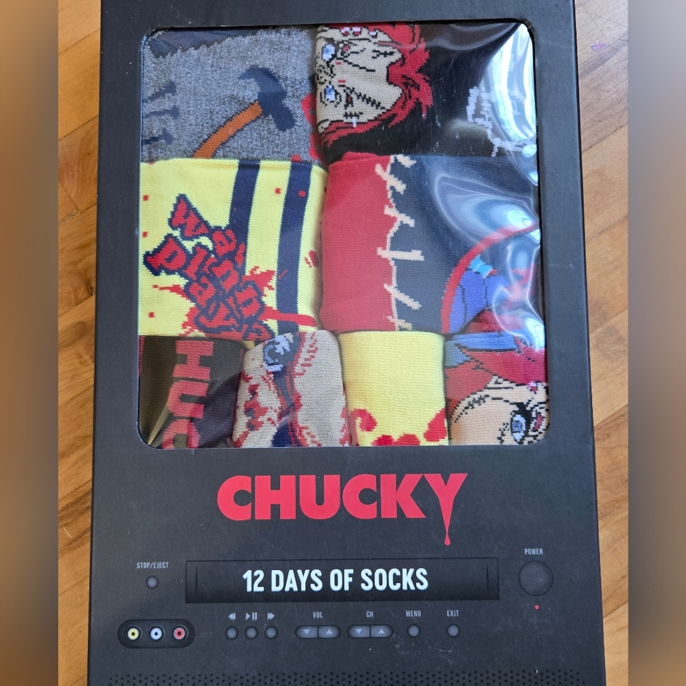 Bioworld Chucky Themed Socks Collection - Multicolor